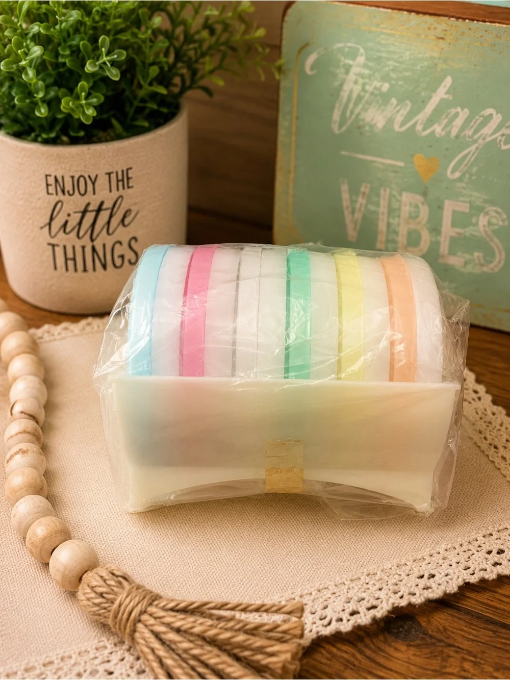 Tupperware Pastel Multi-Color Stackable Food Storage Containers